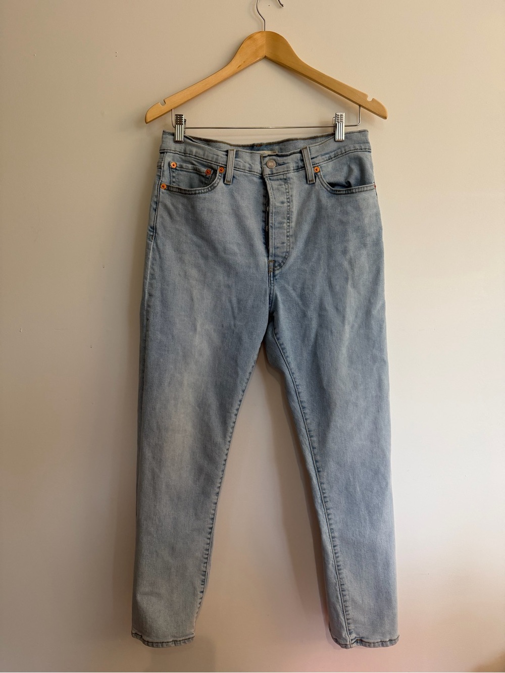 Levi’s Wedgie Straight Jeans | Light Wash | Size 32